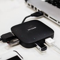 TP-LINK ( UH400)5Gbps Transfer Hızlı Tak ve kullan 4-Port USB ÇOKLAYICI